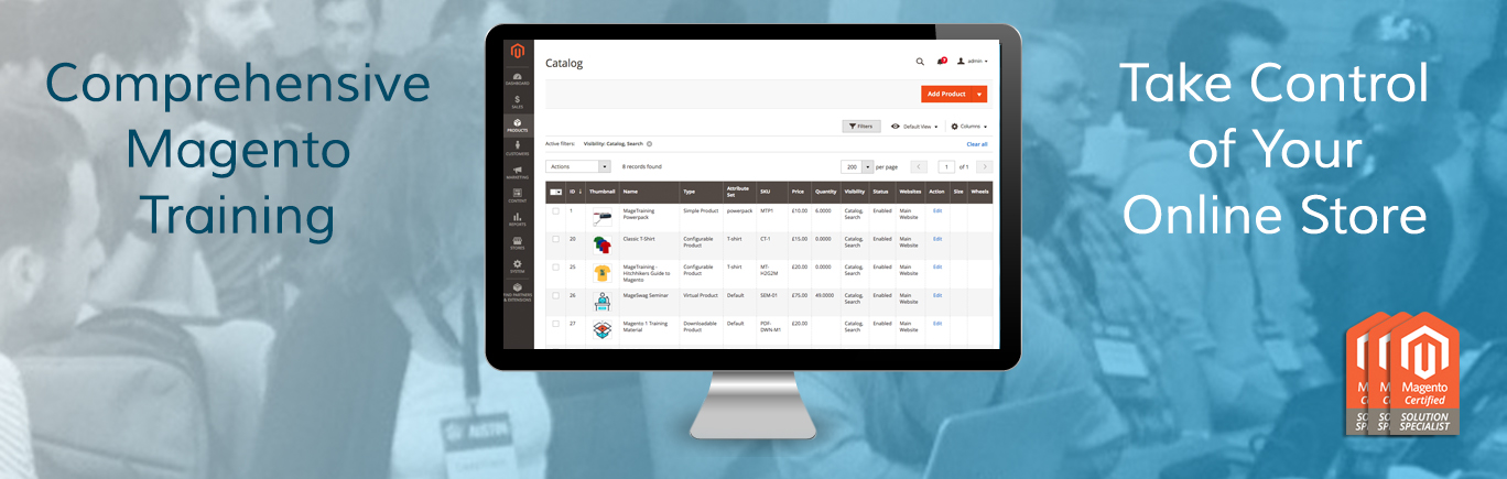 Comprehensive Magento Training - Take control of your online store